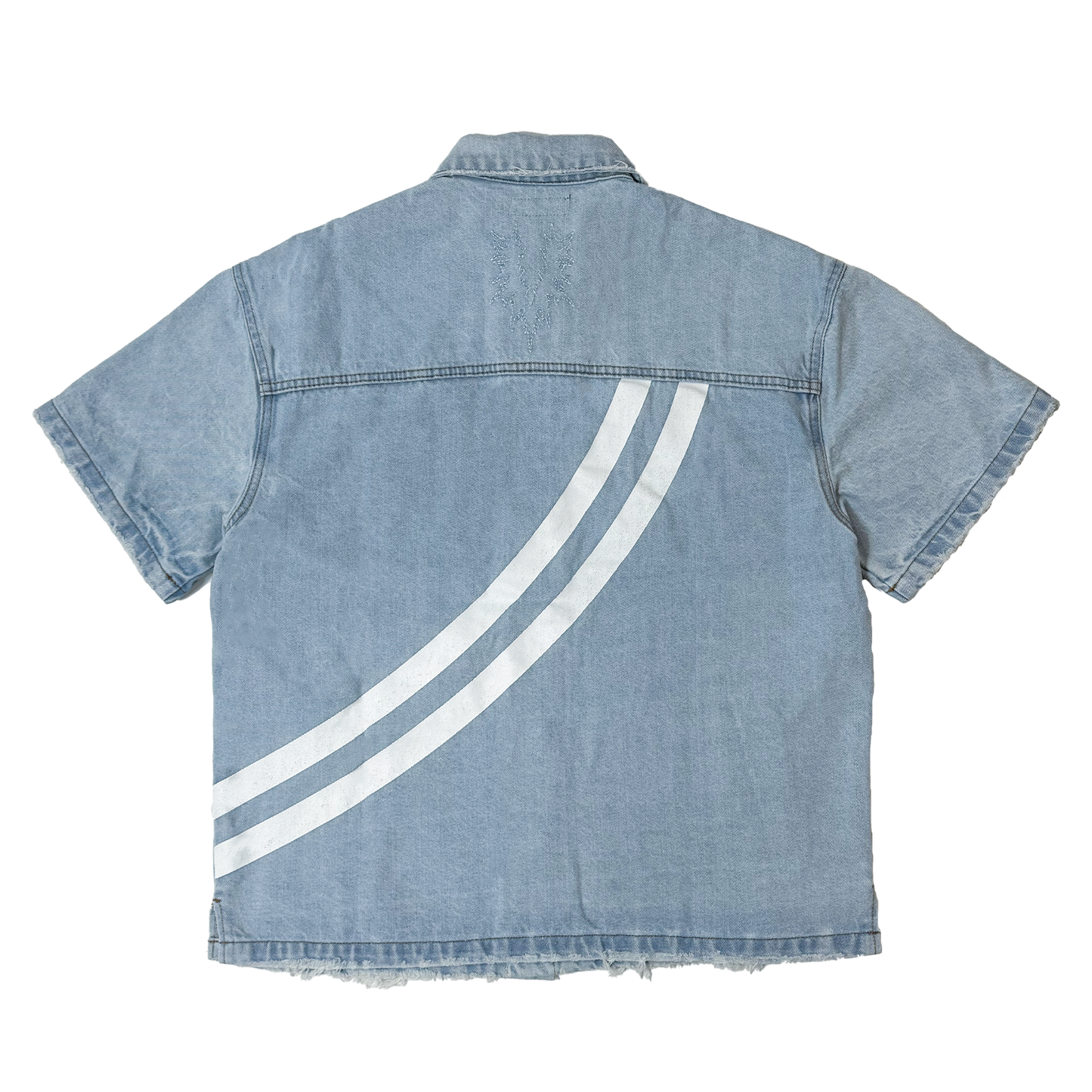 Patchwork Denim Top