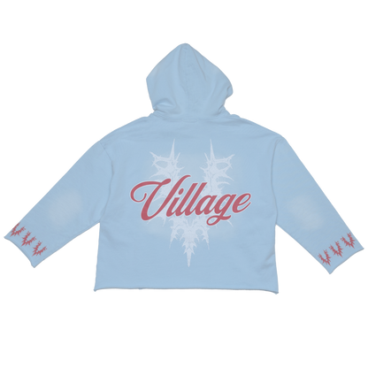 Here to Stay Cropped Hoodie
