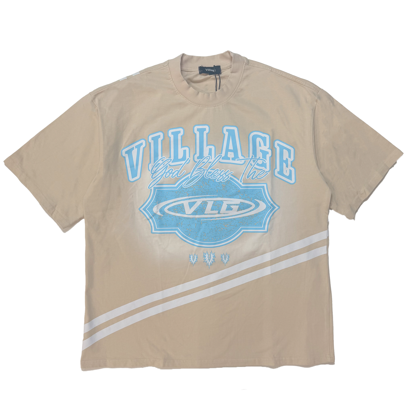 Ford Logo Tee in Cream