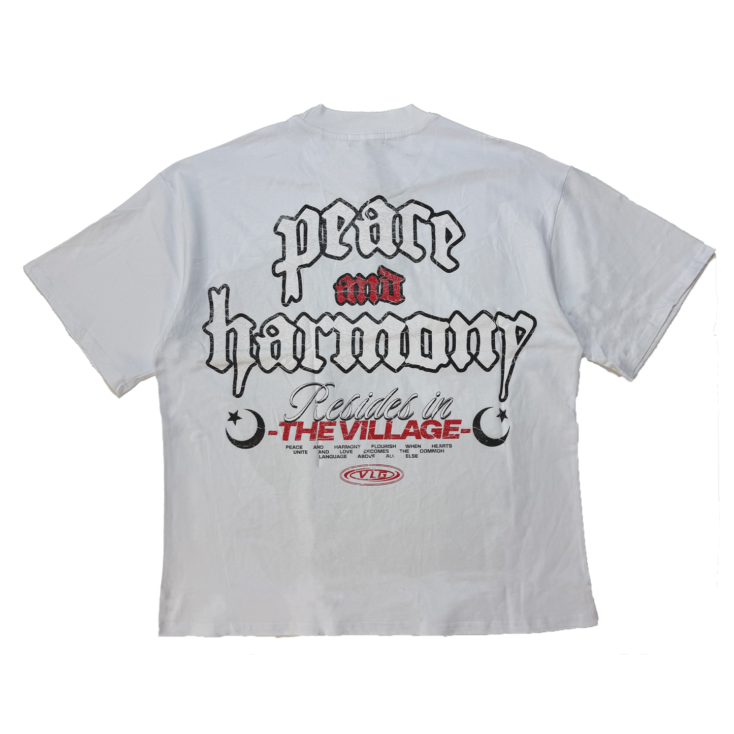 Peace and Harmony Tee in White