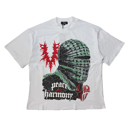 Peace and Harmony Tee in White