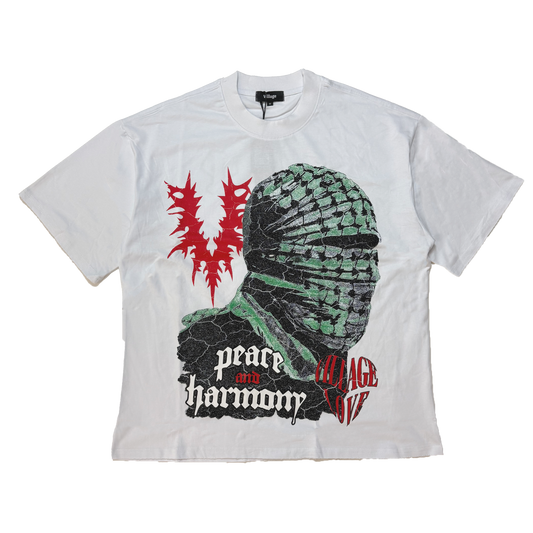 Peace and Harmony Tee in White