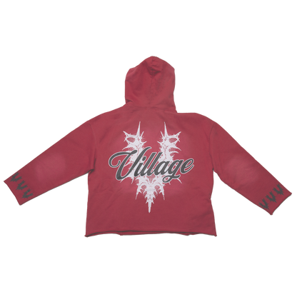 Here to Stay Cropped Hoodie