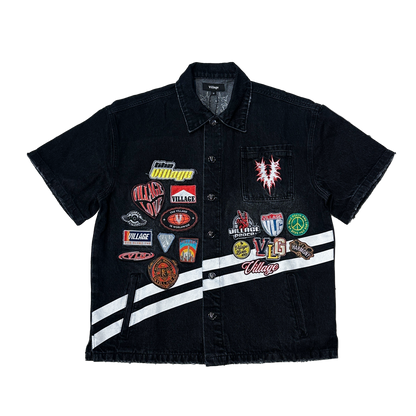 Village Patchwork Denim Top